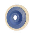 Practical For Metal Marble Glass Ceramic 4inch 100mm Wool Polishing Wheel Polishing Pads Angle Grinder Wheel Felt Polishing Disc